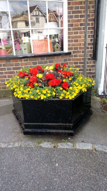 NEW STREET FURNITURE AND PLANTERS